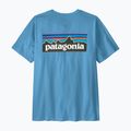 Pánské tričko Patagonia P-6 Shore blue logo