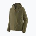 Pánská softshellová bunda Patagonia R1 TechFace Hoody basin green 12