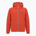 Pánská softshellová bunda Patagonia R1 TechFace Hoody hot ember