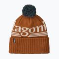 Zimní čepice Patagonia Powder Town hut tripper logo: cinnamon brown
