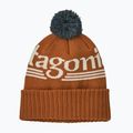 Zimní čepice Patagonia Powder Town hut tripper logo: cinnamon brown 2