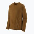 Pánské trekové tričko longsleeve Patagonia Cap Cool Merino Blend LS wolf brown