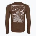 Pánské trekové tričko longsleeve Patagonia Cap Cool Daily Hut Tripper LS berm brown - light berm brown x-dye 2