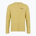 Pánské tričko Longsleeve Patagonia Cap Cool Daily Boardshort Logo LS limestone yellow - Light Limestone yellow x-dye