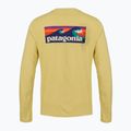 Pánské tričko Longsleeve Patagonia Cap Cool Daily Boardshort Logo LS limestone yellow - Light Limestone yellow x-dye 2