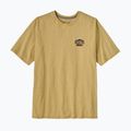 Pánské tričko na lezení Patagonia Great Waves Responsibili-Tee lynx tan