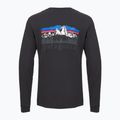Pánské tričko Longsleeve Patagonia Fitz Roy Foothills LS ink black 2