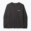 Pánské tričko Longsleeve Patagonia Fitz Roy Foothills LS ink black