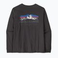 Pánské tričko Longsleeve Patagonia Fitz Roy Foothills LS ink black 2