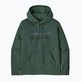 Pánská mikina Patagonia P-6 Logo Uprisal Hoody p-6 outline: canopy green
