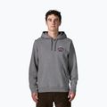 Pánská mikina Patagonia Great Waves Uprisal Hoody gravel heather