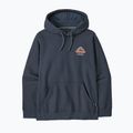 Pánská mikina Patagonia Great Waves Uprisal Hoody Summit Blue