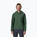 Pánská softshellová bunda Patagonia R1 TechFace Hoody canopy green