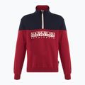 Pánská mikina Napapijri B-Saturnia HZ tibetan red R1E