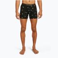 Pánské termo boxerky Icebreaker Anatomica Snow Day black/peridot/aop 2