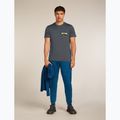 Pánské tričko Icebreaker Merino 150 Tech Lite Infographic obsidian 7