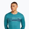 Pánské termo tričko Icebreaker Merino 200 Oasis Crewe Elevation Line topaz 5