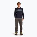 Pánská termoakční mikina icebreaker Merino 200 Oasis Crewe Elevation Line midnight navy 2