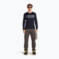 Pánská termoakční mikina icebreaker Merino 200 Oasis Crewe Elevation Line midnight navy 4