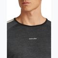 Pánské termo tričko Longsleeve Icebreaker Merino 200 Oasis+ LS Crewe 0JI black/jet heather/undyed/cb 5