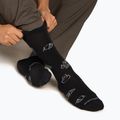 Pánské ponožky Icebreaker Merino Ultralight Crew Camp Ess black/alloy 3