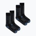 Dámské lyžařské ponožky Icebreaker Merino Ski+ Medium OTC 2 Pack black/dawn/graphite