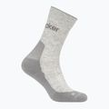 Dámské ponožky Icebreaker Merino Hike+ Light Crew blizzard heather/alloy