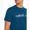 Pánské tričko icebreaker Merino 150 Tech Lite The Peaks atlantis 6