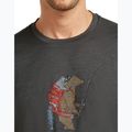 Pánské tričko icebreaker Merino 150 Tech Lite Bear Catch Tee obsidian 5