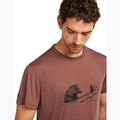 Pánské tričko icebreaker Merino Core Canoe Companions carob 6