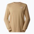 Pánské trekové tričko Longsleeve The North Face Evolution Simple Dome Regular khaki stone 5