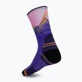 Dámské ponožky Smartwool Hike Mountain Sunrise Print Crew deep navy 2