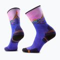 Dámské ponožky Smartwool Hike Mountain Sunrise Print Crew deep navy 6