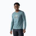 Pánské tričko Longsleeve Smartwool Wander Valley Active Long Sleeve Graphic Tee dusty tea