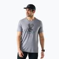 Pánské tričko na lezení Smartwool Moose Mode Active Graphic Tee SS light gray heather