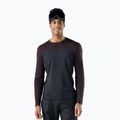 Pánská termo mikina Smartwool Classic Thermal Merino Base Layer Colorblock Crew Boxed mink/charcoal