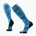 Lyžařské ponožky Smartwool Ski Targeted Cushion Storm Peak Print OTC nightfall blue