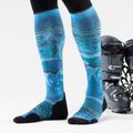 Lyžařské ponožky Smartwool Ski Targeted Cushion Storm Peak Print OTC nightfall blue 2