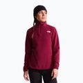 Dámská fleecová mikina The North Face Glacier Fleece 1/4 Zip burgundy crush