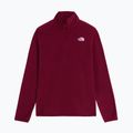 Dámská fleecová mikina The North Face Glacier Fleece 1/4 Zip burgundy crush 4