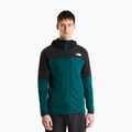 Pánská bunda The North Face Polartec Powergrid Stormgap Hoodie Pacific Teal/Tnf Black