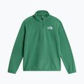 Dětská fleecová mikina The North Face Teen Glacier 1/4 Zip dimmed algae 4