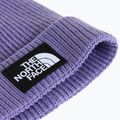 Zimní čepice The North Face Logo Box Cuffed grounded plum 2