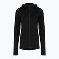 Dámská trekingová mikina Icebreaker Merino 300 Realfleece Descender Zip Hoodie black