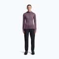 Dámská trekingová mikina Icebreaker Merino 200 Realfleece Descender Half Zip Hoodie grey plum 4
