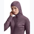 Dámská trekingová mikina Icebreaker Merino 200 Realfleece Descender Half Zip Hoodie grey plum 6