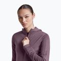 Dámská trekingová mikina Icebreaker Merino 200 Realfleece Descender Half Zip Hoodie grey plum 8