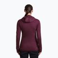 Dámská trekingová mikina Icebreaker Merino 300 Realfleece Descender Zip Hoodie dark berry 3