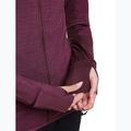 Dámská trekingová mikina Icebreaker Merino 300 Realfleece Descender Zip Hoodie dark berry 9