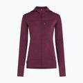 Dámská trekingová mikina Icebreaker Merino 300 Realfleece Descender Zip Hoodie dark berry 11